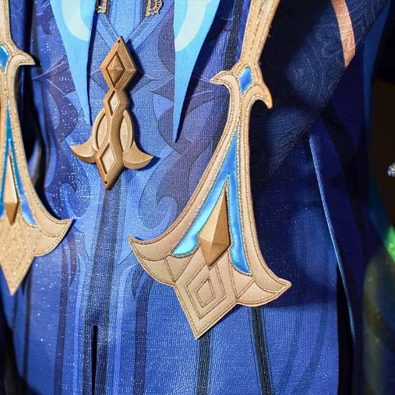 Genshin Impact Neuvillette Fontaine Chief Justice Cosplay Costume