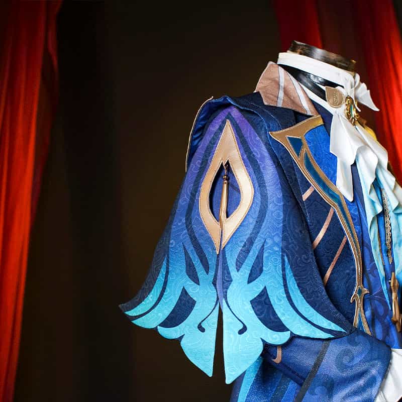 Genshin Impact Neuvillette Fontaine Chief Justice Cosplay Costume