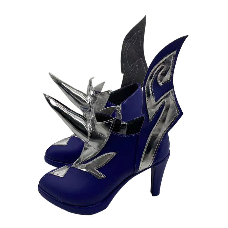 Genshin Impact Skirk Cosplay Shoes