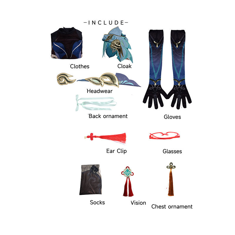 Genshin Impact Xianyun Cosplay Costume
