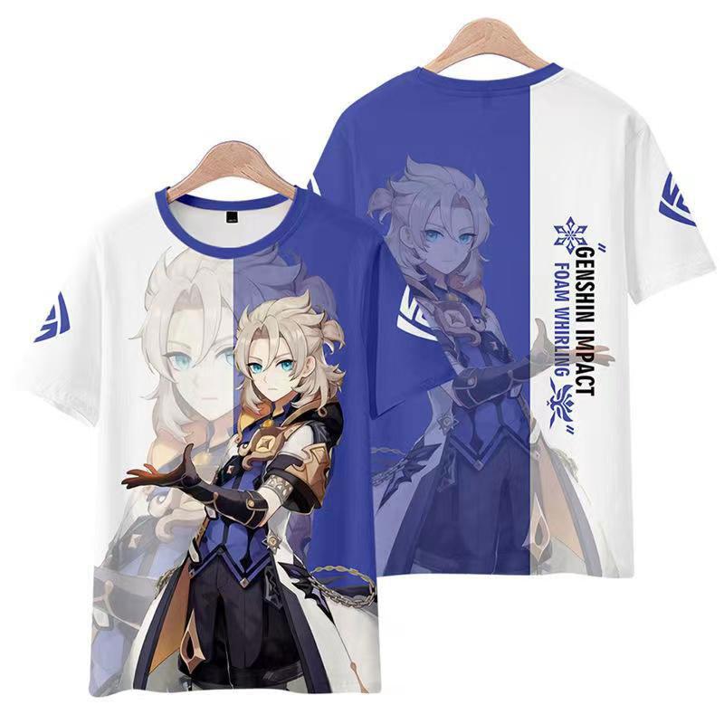 Genshin Impact Albedo T-shirt Cosplay Costume