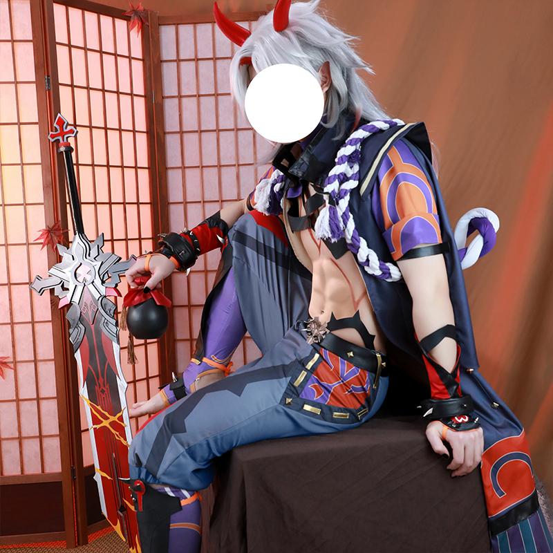 Genshin Impact Arataki Itto Cosplay Costume