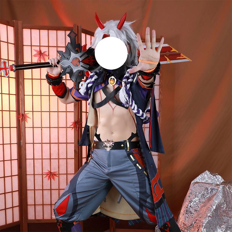 Genshin Impact Arataki Itto Cosplay Costume