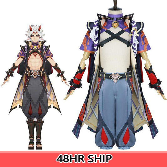 【Last Batch】【Ready To Ship】Genshin Impact Arataki Itto Cosplay Costume