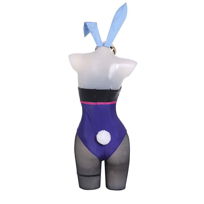 Genshin Impact Ayaka Fanart Bunny Girl Cosplay Costume