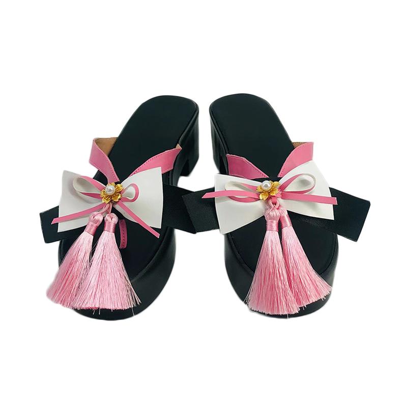 Genshin Impact Ayaka Cosplay Shoes