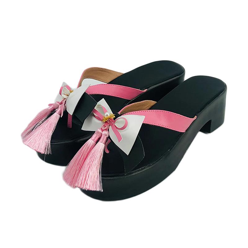 Genshin Impact Ayaka Cosplay Shoes