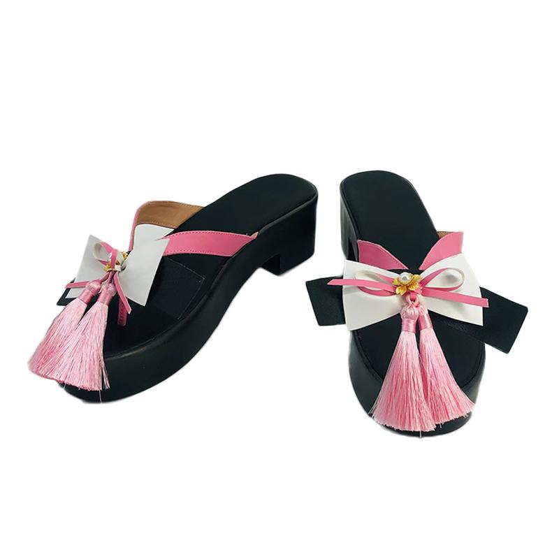 Genshin Impact Ayaka Cosplay Shoes