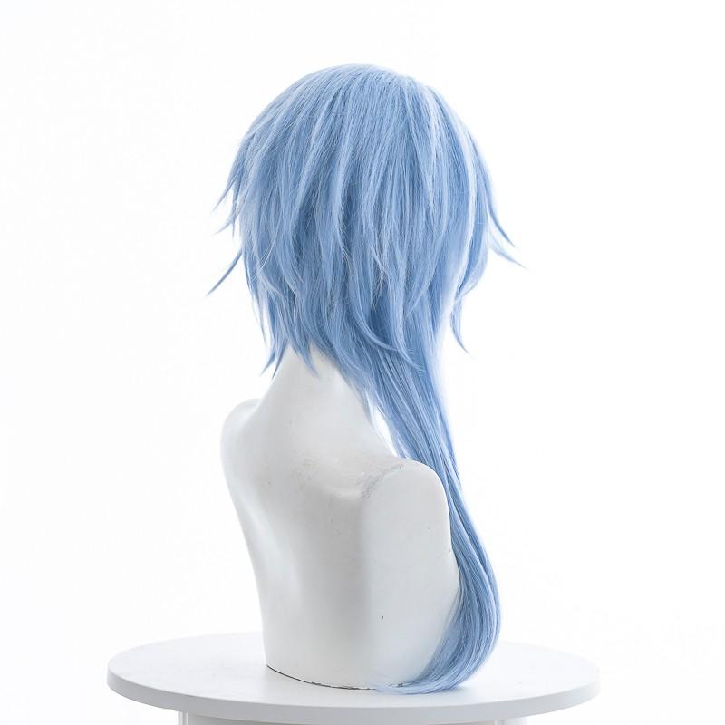Genshin Impact Ayato Kamisato Blue Cosplay Wigs