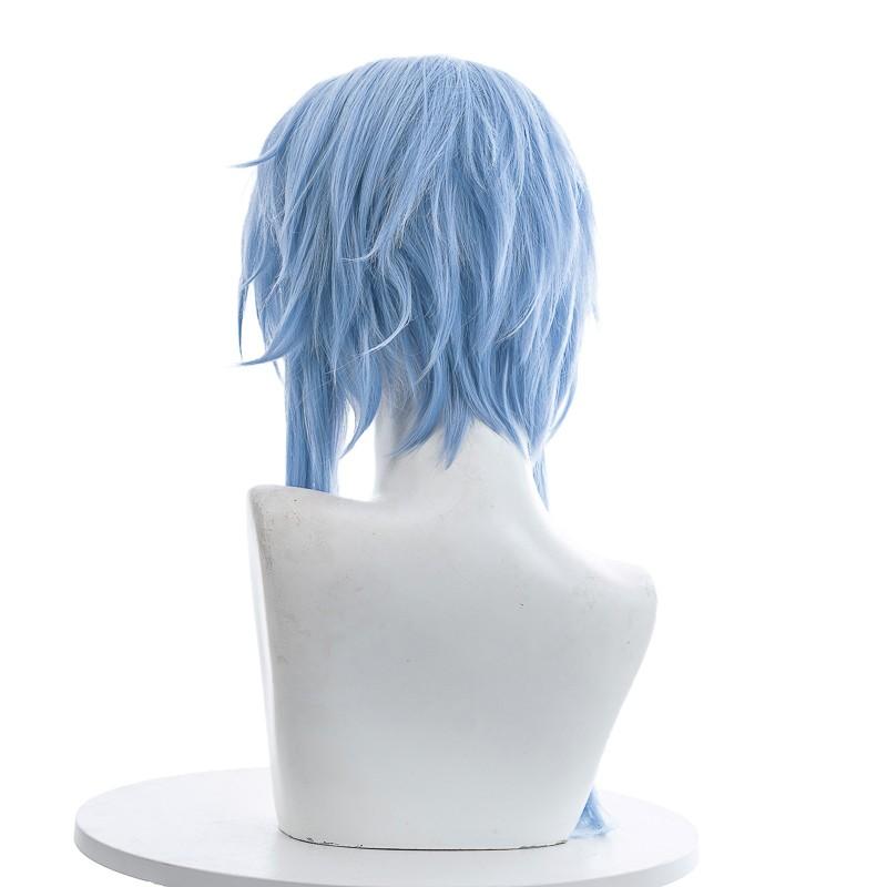 Genshin Impact Ayato Kamisato Blue Cosplay Wigs