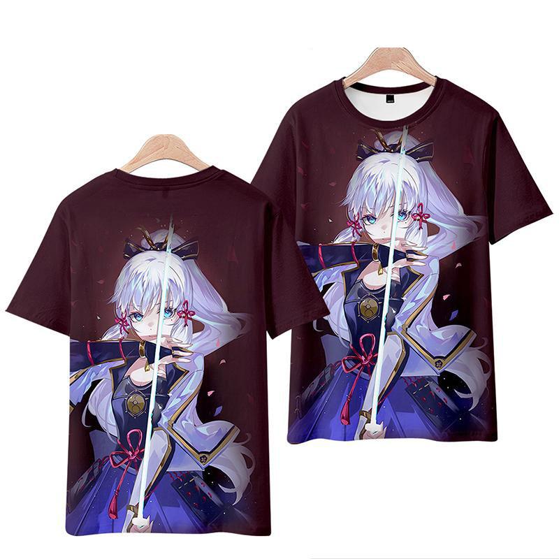 Genshin Impact Ayaka T-shirt Cosplay Costume