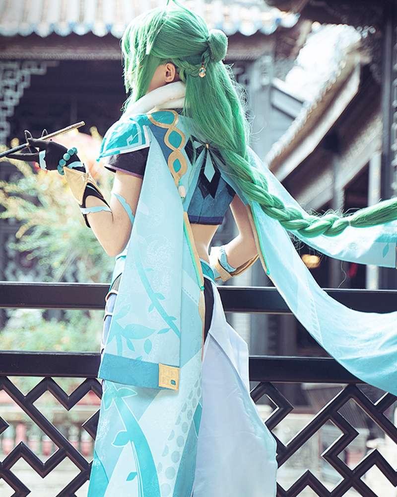 Game Genshin Impact Baizhu Cosplay Costume