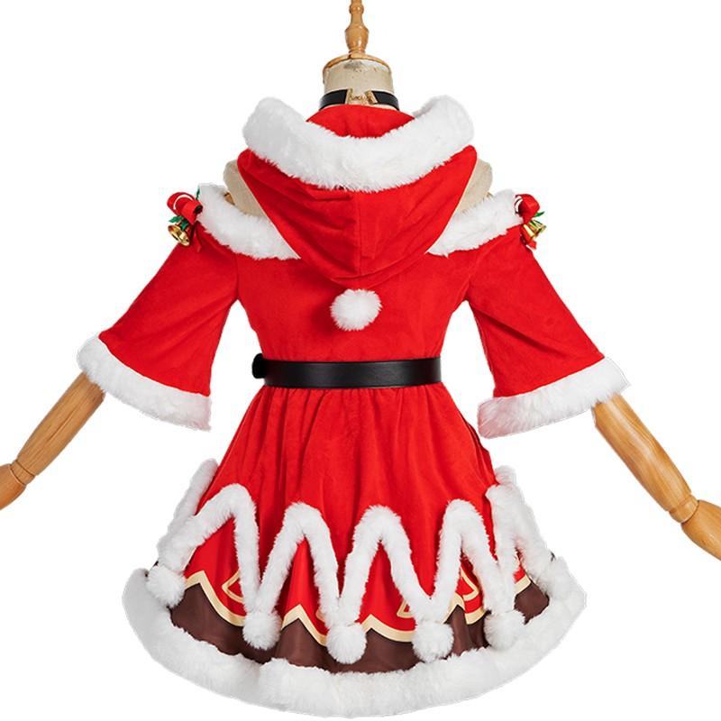 Genshin Impact Barbara Christmas Cosplay Costume