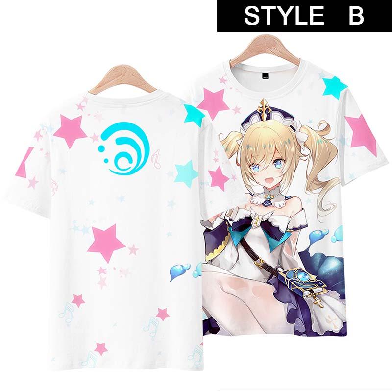 Genshin Impact Barbara T-shirt Cosplay Costume