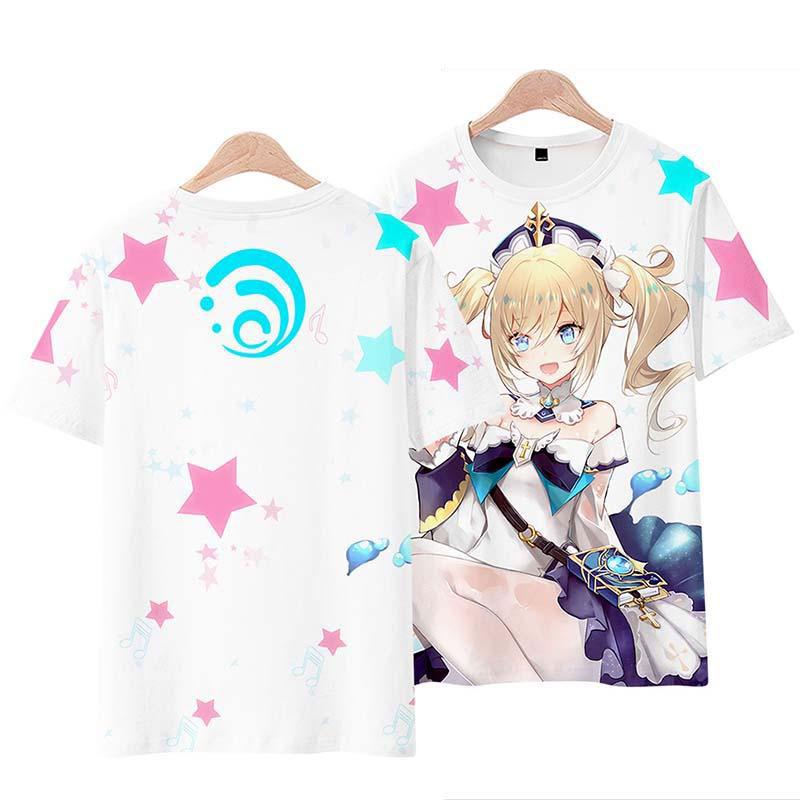 Genshin Impact Barbara T-shirt Cosplay Costume