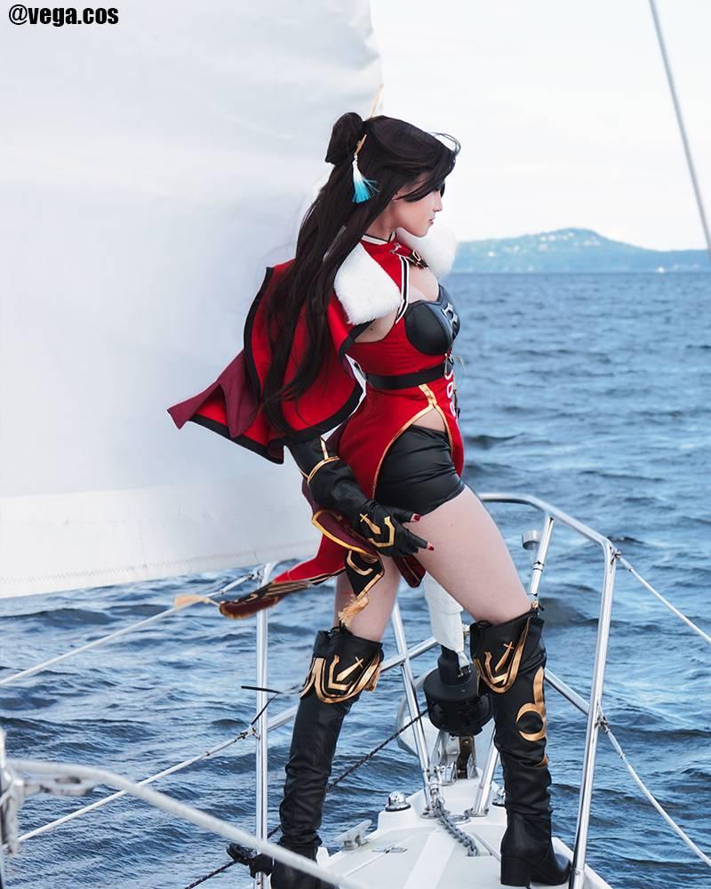 Game Genshin Impact Beidou Cosplay Costume