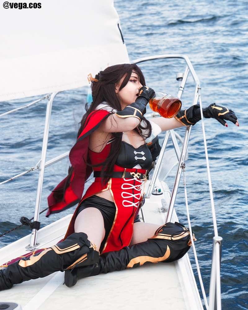 Game Genshin Impact Beidou Cosplay Costume