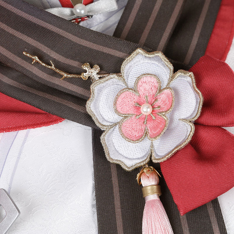 Genshin Impact Cherries Snow-Laden Hu Tao Cosplay Costume