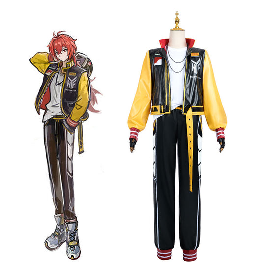 Genshin Impact Diluc Racing Suit Cosplay Costume
