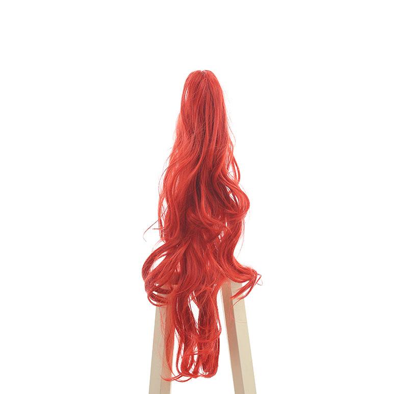 Game Genshin Impact Diluc Ponytail Red Cosplay Wigs