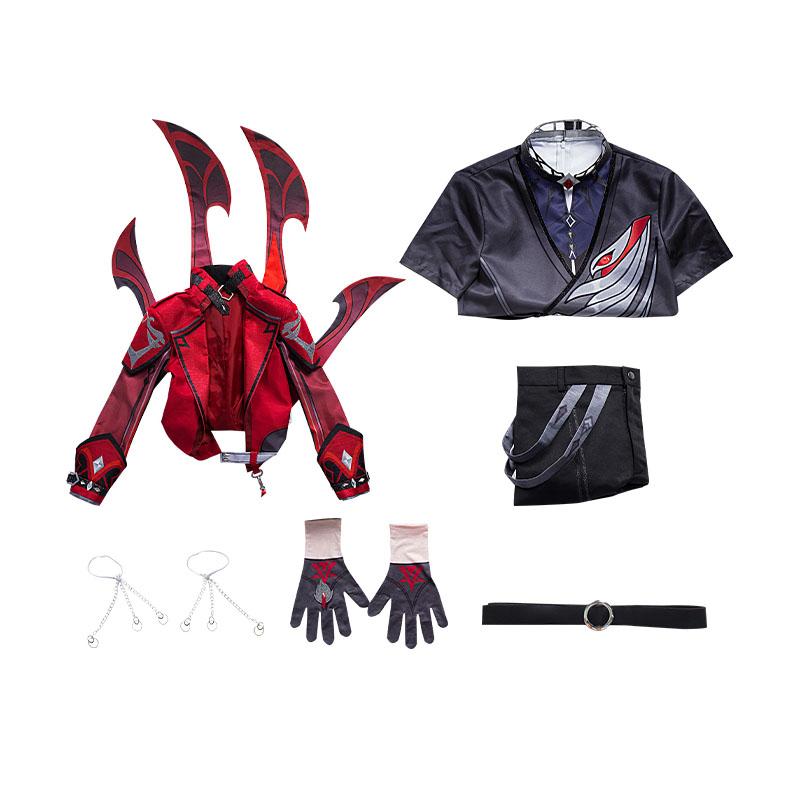 Genshin Impact Diluc Red Dead Of Night New Outfits Cosplay Costume