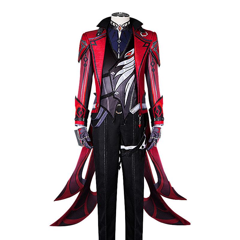 Genshin Impact Diluc Red Dead Of Night New Outfits Cosplay Costume