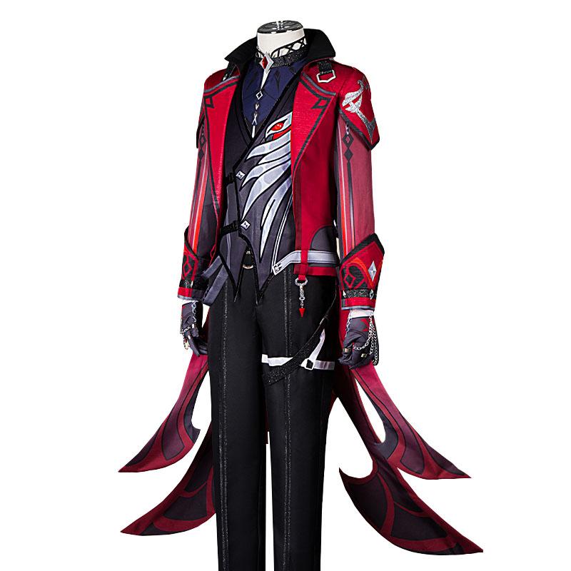 Genshin Impact Diluc Red Dead Of Night New Outfits Cosplay Costume