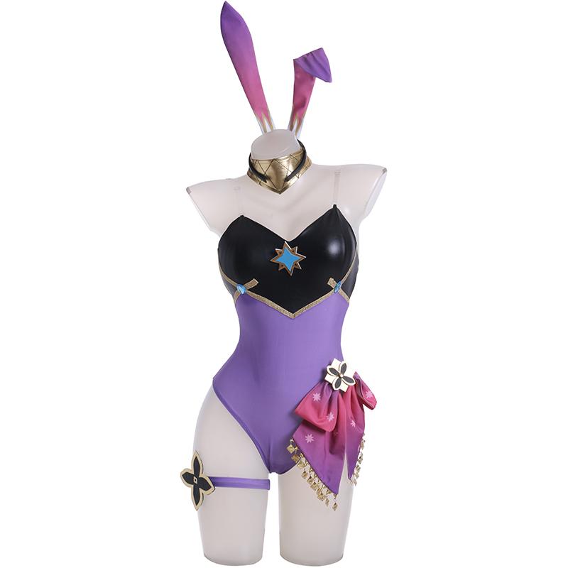 Genshin Impact Dori Fanart Bunny Girl Cosplay Costume