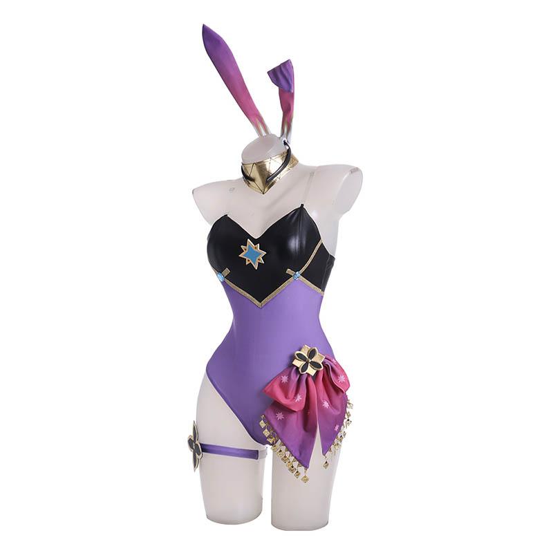 Genshin Impact Dori Fanart Bunny Girl Cosplay Costume