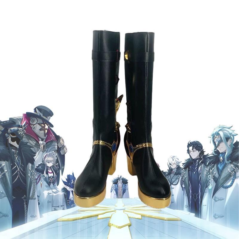 Genshin Impact Eleven Fatui Cosplay Shoes