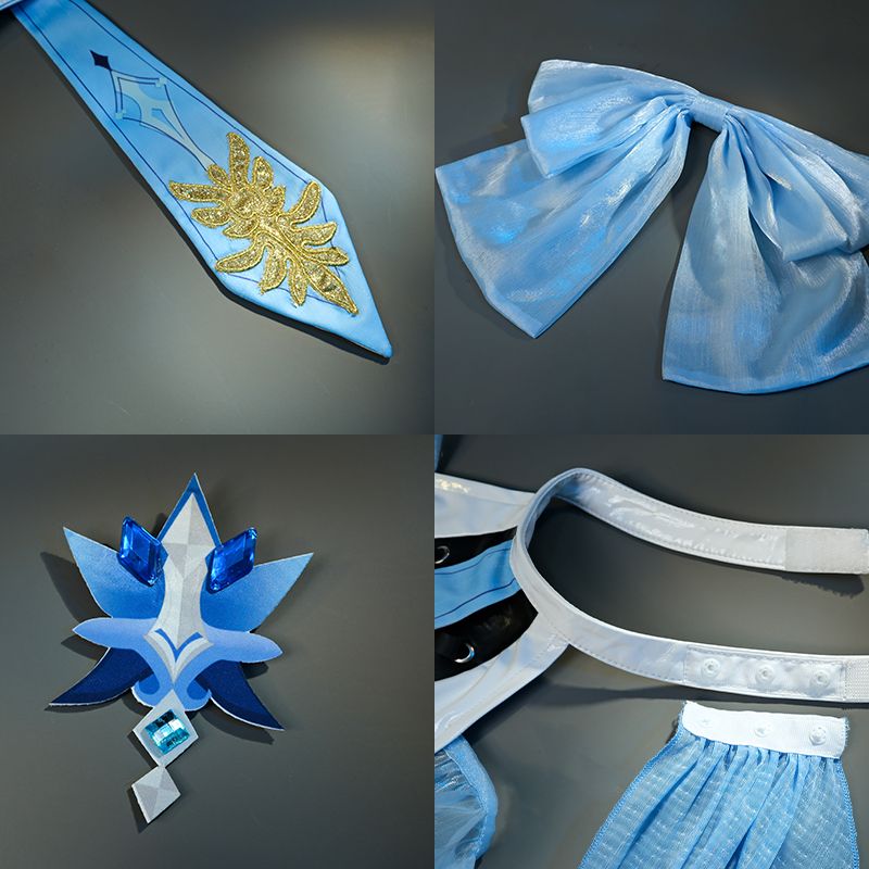 Genshin Impact Eula Cosplay Costume Maid Fanart Cosplay Costume