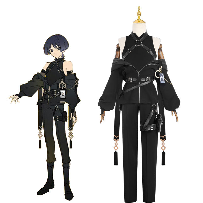 Genshin Impact Fanart Scaramouche Cosplay Costume