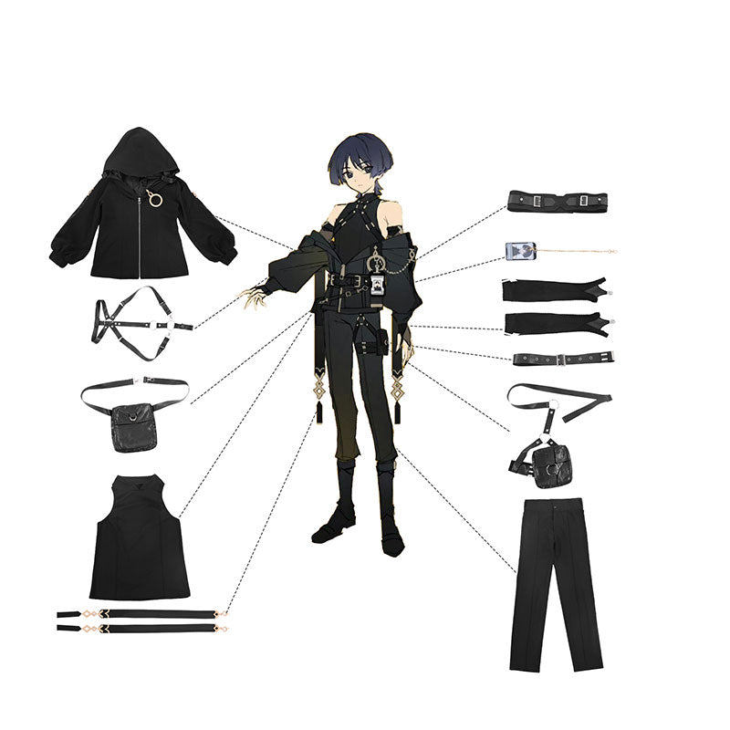 Genshin Impact Scaramouche Cosplay Costume