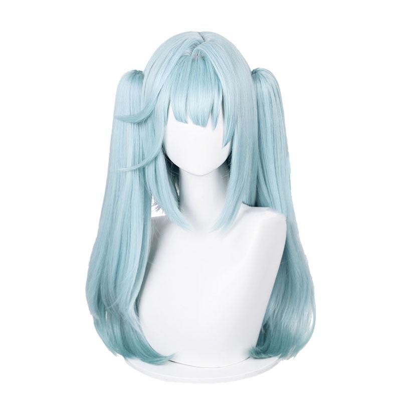 Genshin Impact Faruzan Light Blue Cosplay Wigs