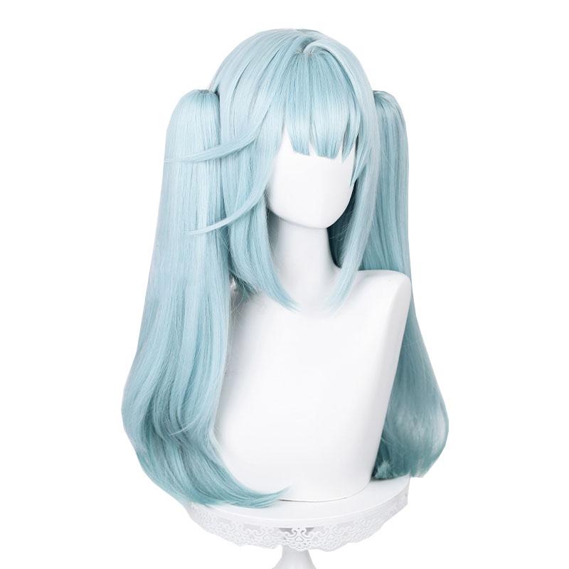 Genshin Impact Faruzan Light Blue Cosplay Wigs