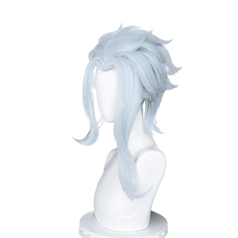 Genshin Impact Eleven Fatui Harbingers The Doctor Dottore Cosplay Wigs