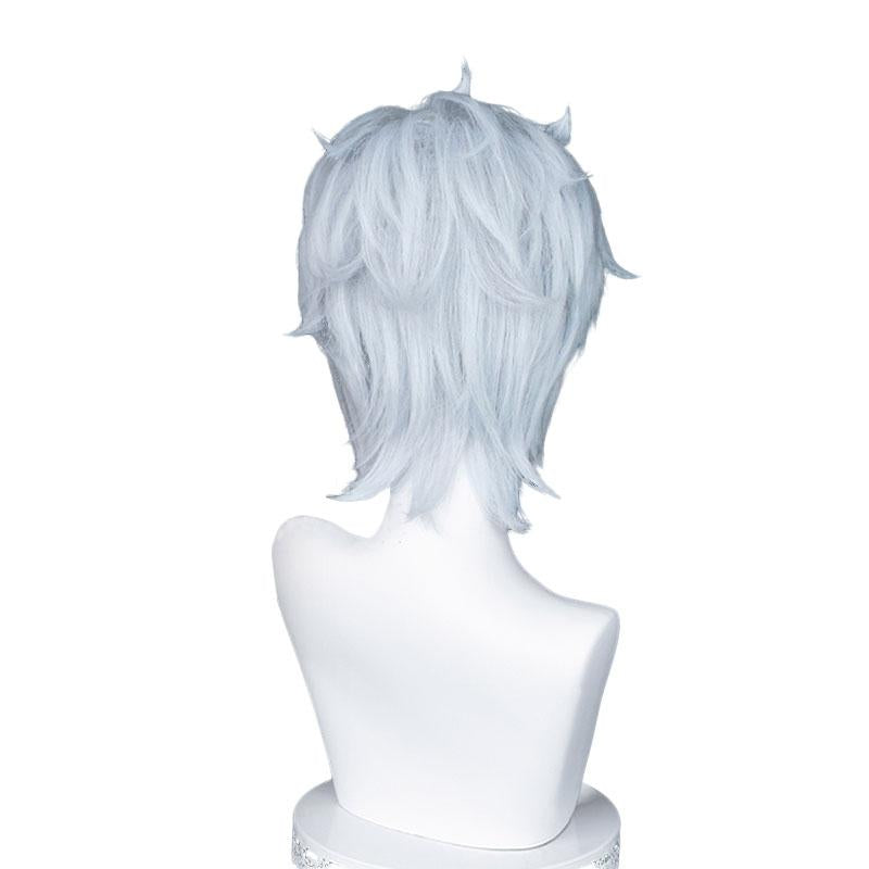 Genshin Impact Eleven Fatui Harbingers Regrator / The Knave / Marionette / Childe / The Doctor / Damselette / The Jester Cosplay Wigs