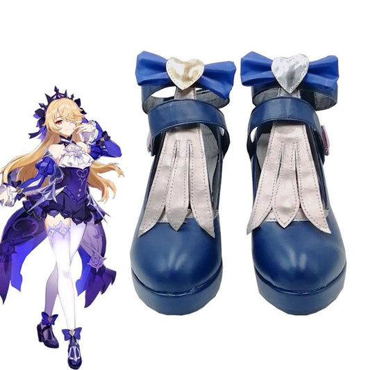 Genshin Impact Fischl Cosplay Shoes