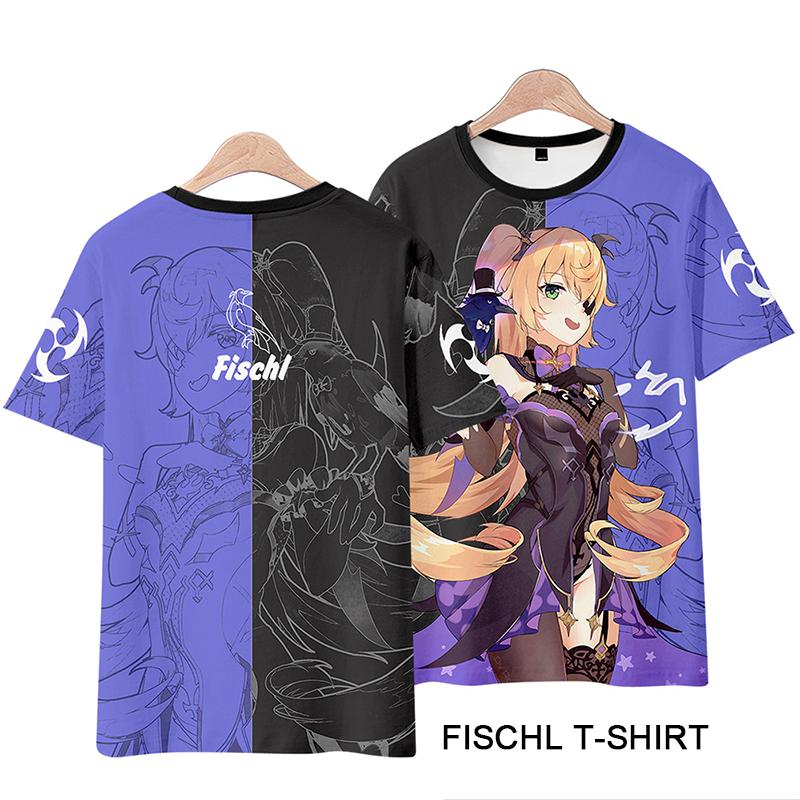 Inspired by Genshin Impact Fischl T-shirt Cosplay Costume
