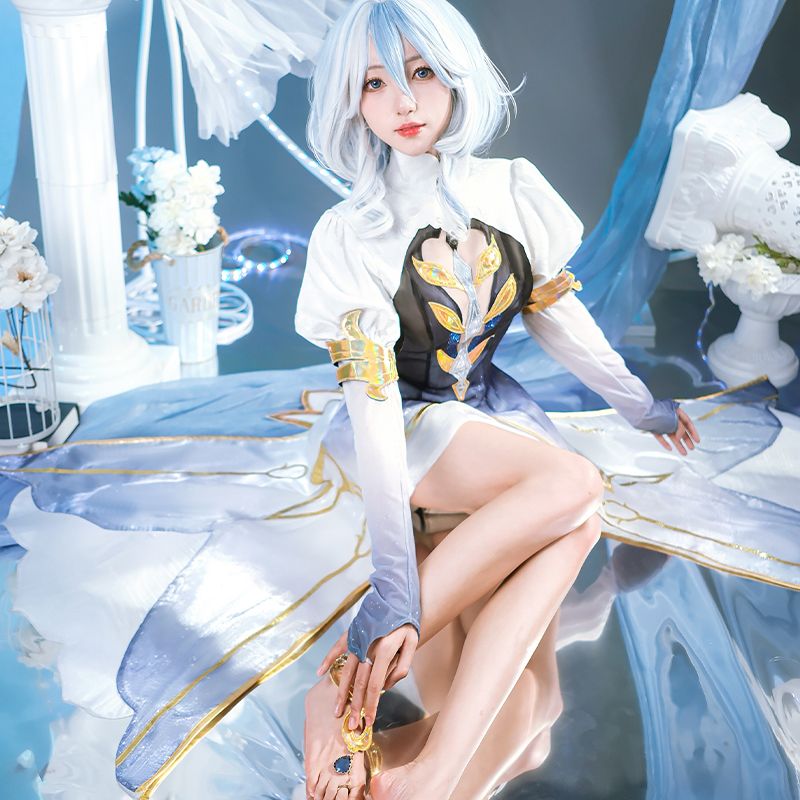 Genshin Impact Focalors Cosplay Costume