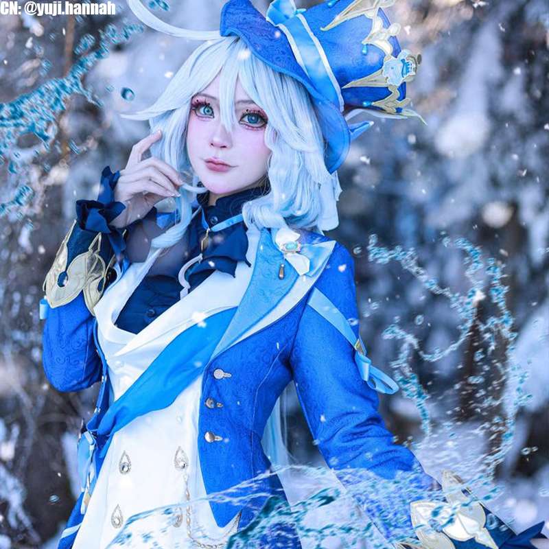 Furina Cosplay Costume Cosplay Furina Genshin Impact - Édition Premium Forme Blanche - Accessoires Imprimés 3D Cosplay Genshin Impact Furina Cosplay Costume Cosplay Furina Genshin Impact - Édition Premium Forme Blanche - Accessoires Imprimés 3D Cosplay Genshin Impact