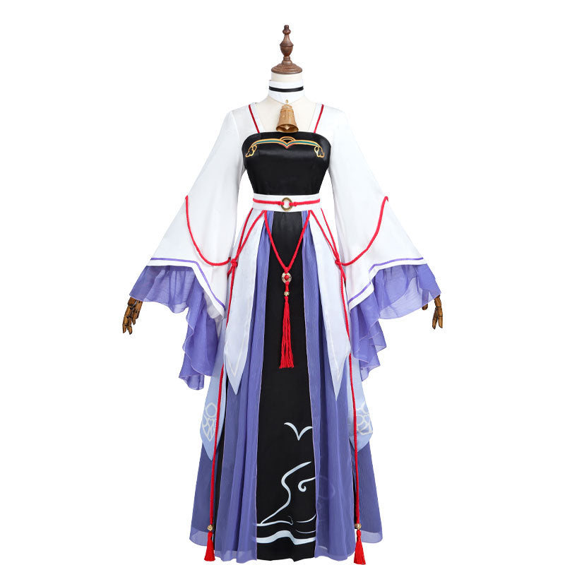 Genshin Impact Ganyu Hanfu Cosplay Costume