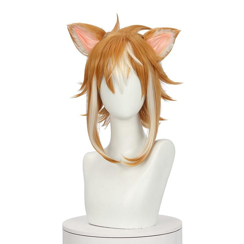 genshin impact gorou cosplay wig