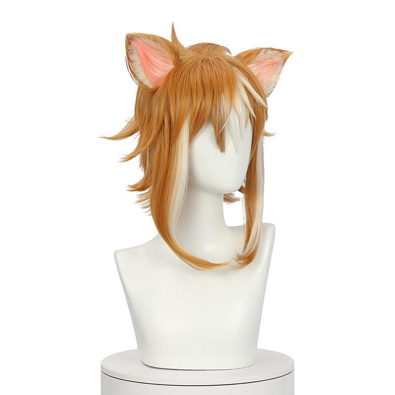 genshin impact gorou cosplay wig