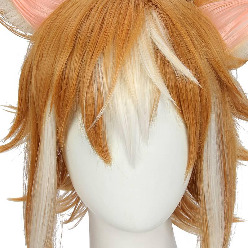 genshin impact gorou cosplay wig