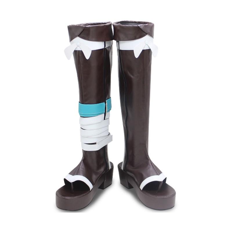 Genshin Impact Gorou Golden Cosplay Shoes