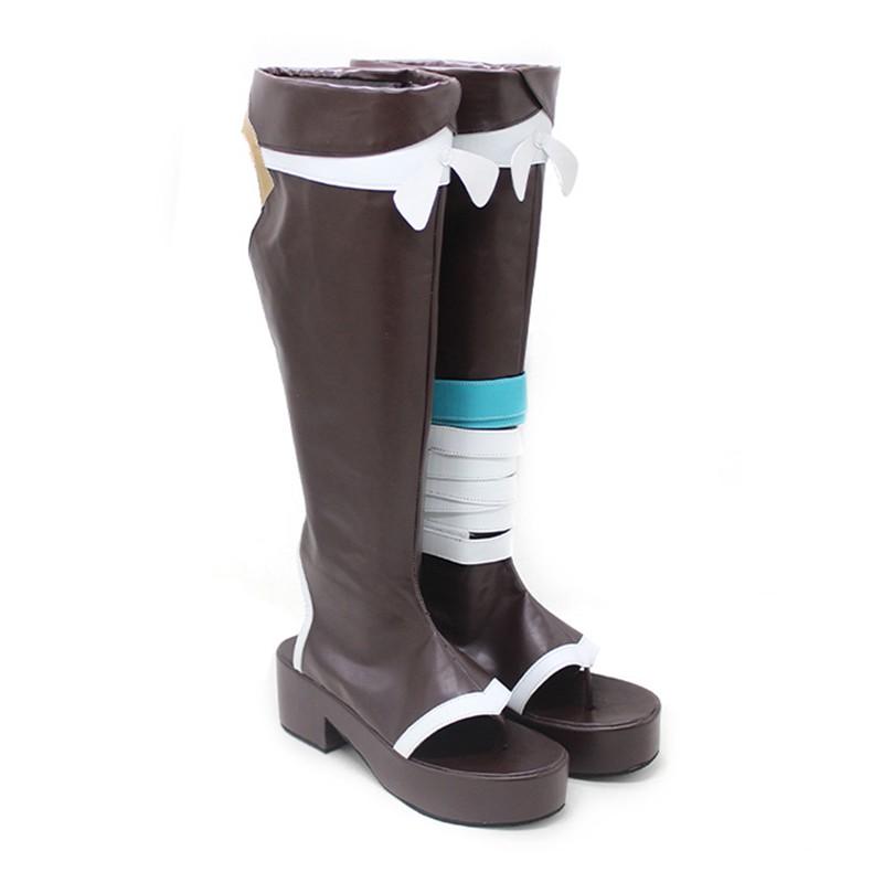 Genshin Impact Gorou Golden Cosplay Shoes