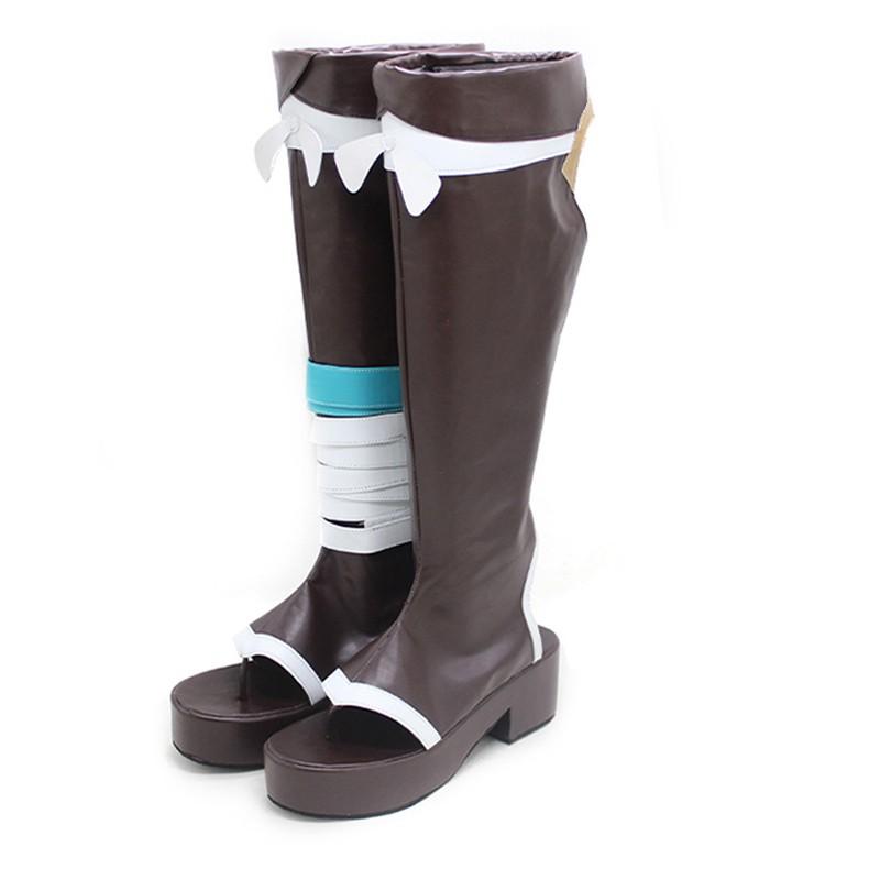 Genshin Impact Gorou Golden Cosplay Shoes