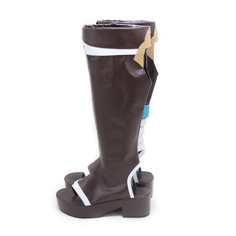 Genshin Impact Gorou Golden Cosplay Shoes