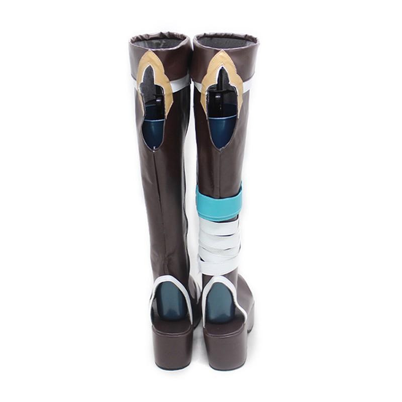 Genshin Impact Gorou Golden Cosplay Shoes